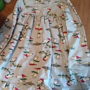 Hanna Andersson peanuts Christmas nightgown